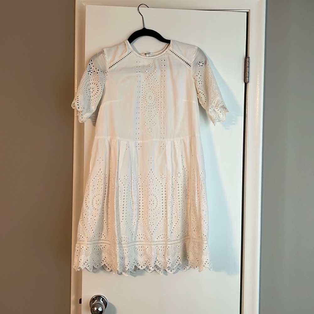 Beautiful flattering white sundress French connection